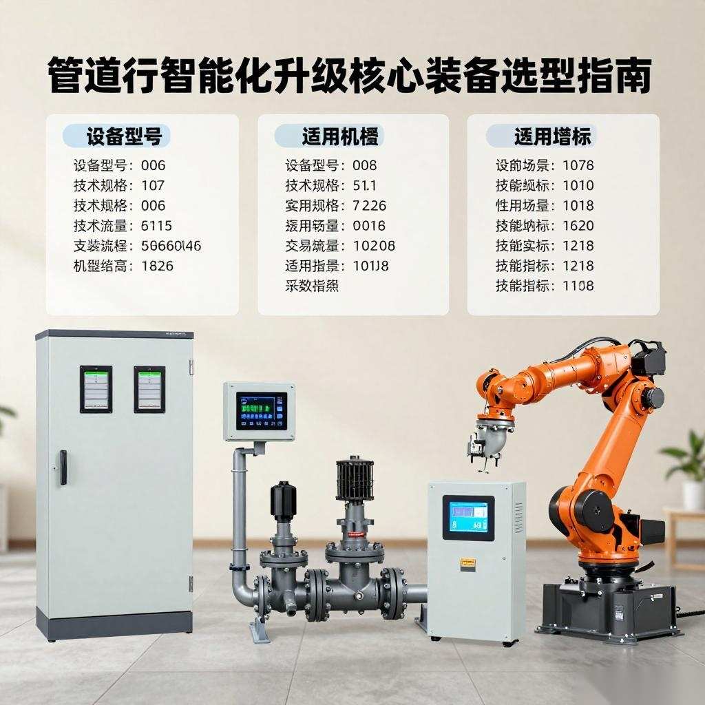 管道行业智能化升级：核心装备选型指南与参数对比｜实用指南