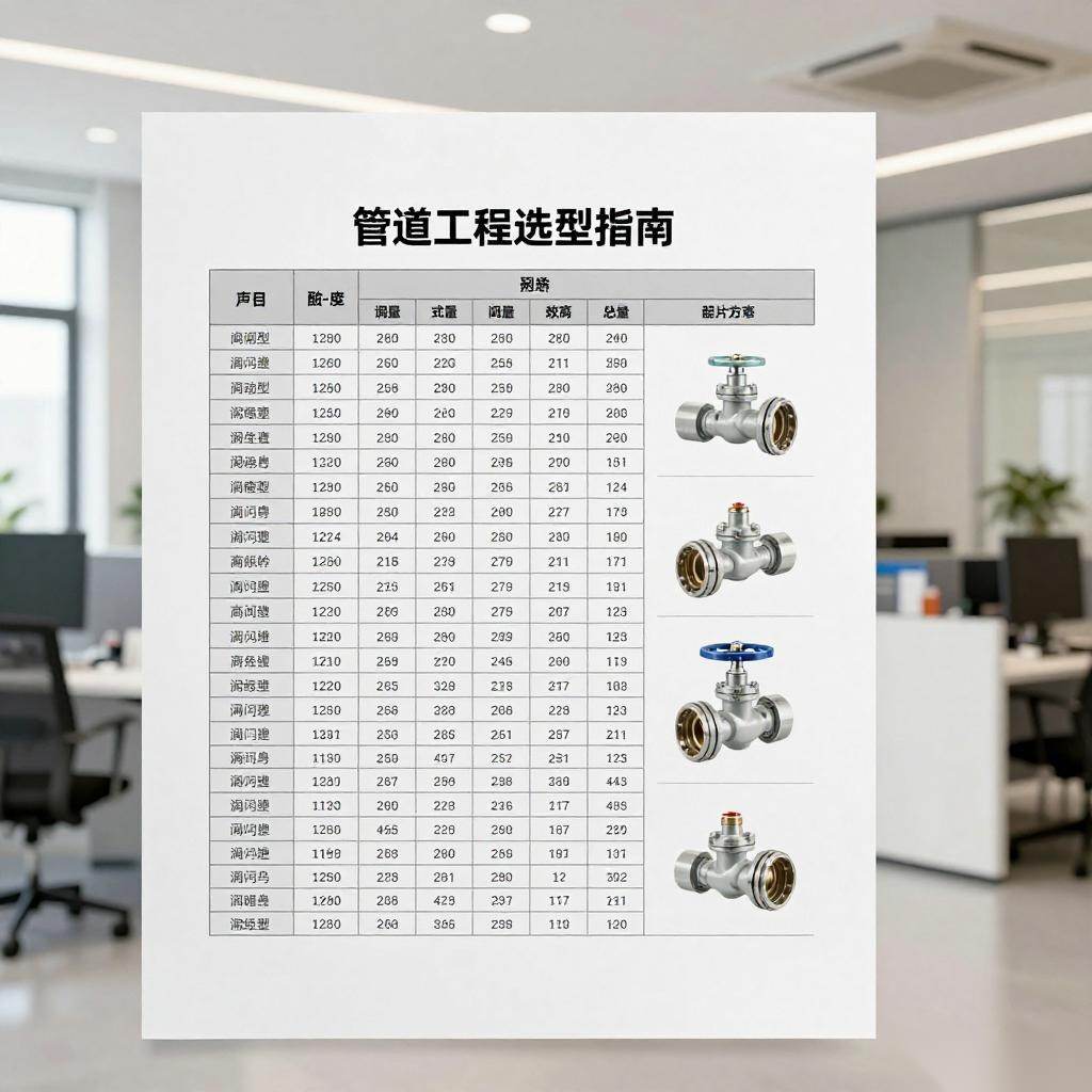 管道工程选型指南:关键组件参数对比与应用要点全攻略