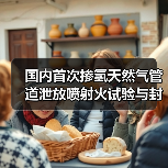 国内首次掺氢天然气管道泄放喷射火试验与封闭空间泄漏燃爆试验成功！（图4）