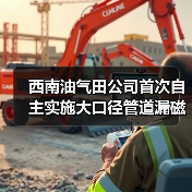 西南油气田公司首次自主实施大口径管道漏磁内检测圆满成功
