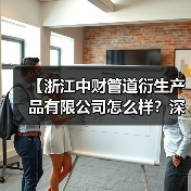 【浙江中财管道衍生产品有限公司怎么样？深入解析这家管材行业的领军企业】