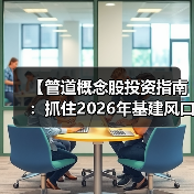 【管道概念股投资指南:抓住2026年基建风口的黄金机遇】(图1) 【管道概念股投资指南:抓住2026年基建风口的黄金机遇】(图1)