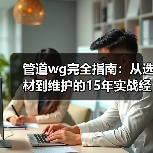 管道wg完全指南：从选材到维护的15年实战经验（图3）