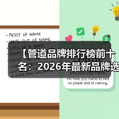 【管道品牌排行榜前十名：2026年最新品牌选购指南】（图3）