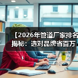 【2026年管道厂家排名揭秘：选对品牌省百万，错选后悔十年】（图2）