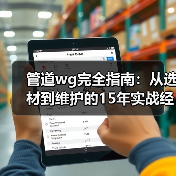 管道wg完全指南:从选材到维护的15年实战经验分享(图2) 管道wg完全指南:从选材到维护的15年实战经验分享(图2)