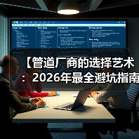 【管道厂商的选择艺术:2026年最全避坑指南】(图4) 【管道厂商的选择艺术:2026年最全避坑指南】(图4)