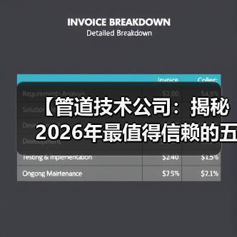 【管道技术公司:揭秘2026年最值得信赖的五大服务商】(图4) 【管道技术公司:揭秘2026年最值得信赖的五大服务商】(图4)