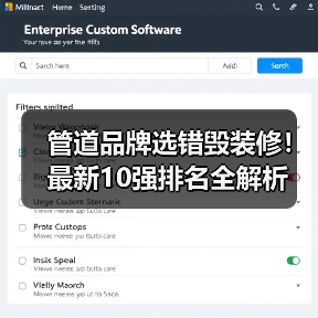 管道品牌选错毁装修!最新10强排名全解析(图2) 管道品牌选错毁装修!最新10强排名全解析(图2)