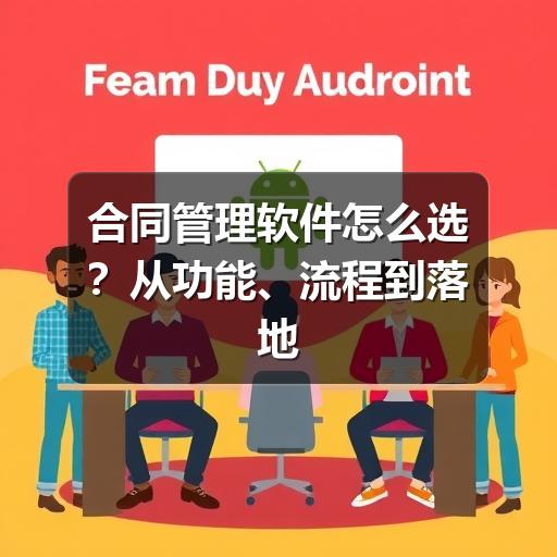 合同管理软件怎么选?从功能、流程到落地的实用指南