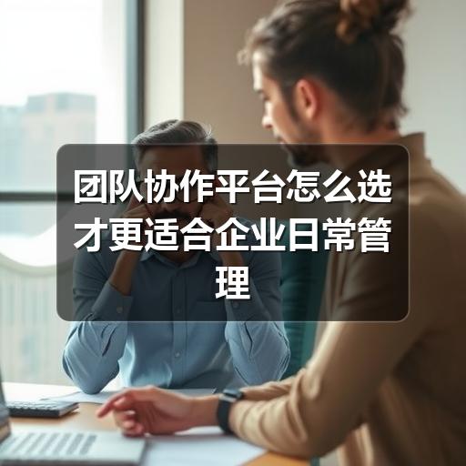 团队协作平台怎么选才更适合企业日常管理
