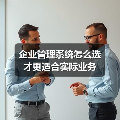 企业管理系统怎么选才更适合实际业务