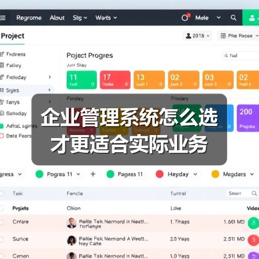 企业管理系统怎么选才更适合实际业务