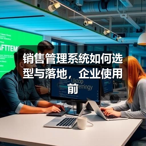 销售管理系统如何选型与落地，企业使用前应重点看什么