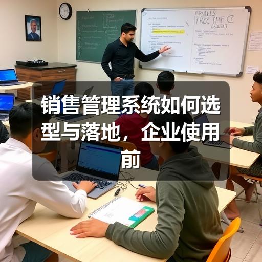 销售管理系统如何选型与落地，企业使用前应重点看什么