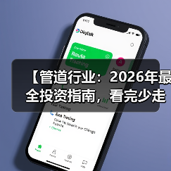 【管道行业：2026年最全投资指南，看完少走3年弯路】（图2）