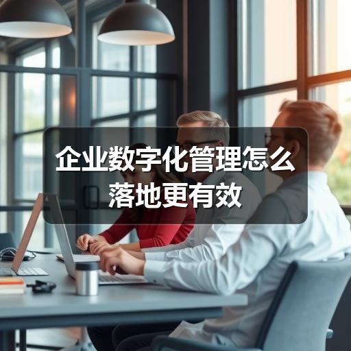 企业数字化管理怎么落地更有效