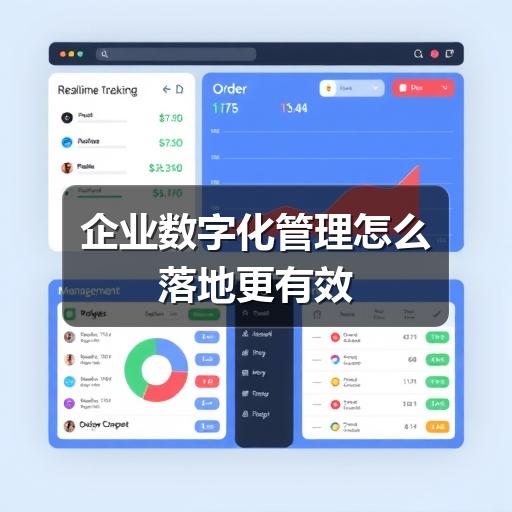 企业数字化管理怎么落地更有效