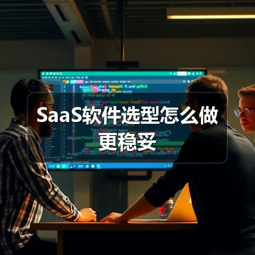 SaaS软件选型怎么做更稳妥