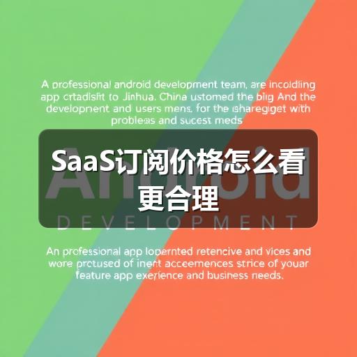 SaaS订阅价格怎么看更合理