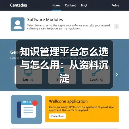 知识管理平台怎么选与怎么用:从资料沉淀到团队协作的实用指南