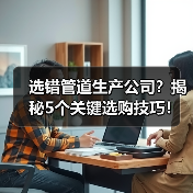 选错管道生产公司？揭秘5个关键选购技巧！（图2）