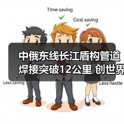 中俄东线长江盾构管道焊接突破12公里 创世界最长纪录(图2) 中俄东线长江盾构管道焊接突破12公里 创世界最长纪录(图2)