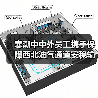 寒潮中中外员工携手保障西北油气通道安稳输送