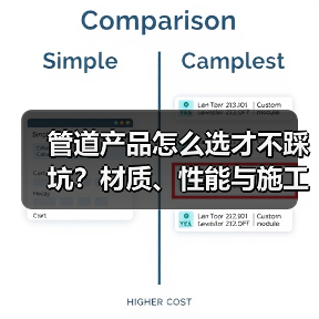管道产品怎么选才不踩坑?材质、性能与施工全解析(图3) 管道产品怎么选才不踩坑?材质、性能与施工全解析(图3)