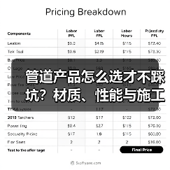 管道产品怎么选才不踩坑?材质、性能与施工全解析(图4) 管道产品怎么选才不踩坑?材质、性能与施工全解析(图4)