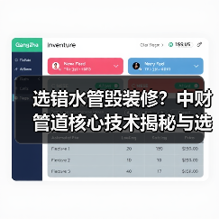 选错水管毁装修?中财管道核心技术揭秘与选购指南(图2) 选错水管毁装修?中财管道核心技术揭秘与选购指南(图2)