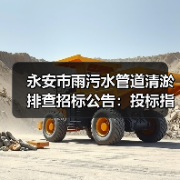 永安市雨污水管道清淤排查招标公告:投标指南(图4) 永安市雨污水管道清淤排查招标公告:投标指南(图4)