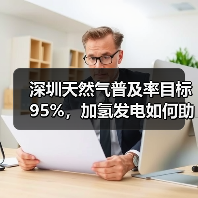 深圳天然气普及率目标95%，加氢发电如何助力碳达峰？