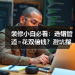 装修小白必看:选错管道=花双倍钱?避坑指南(图1) 装修小白必看:选错管道=花双倍钱?避坑指南(图1)
