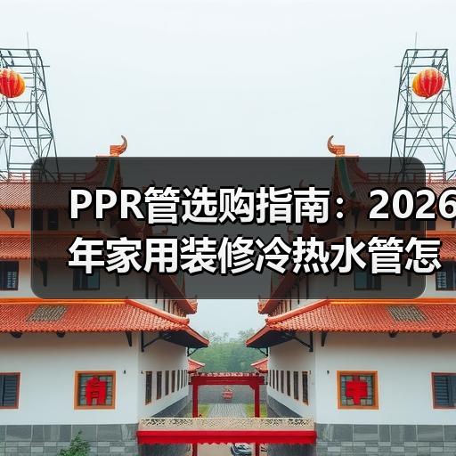PPR管选购指南：2026年家用装修冷热水管怎么挑不踩坑