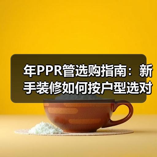 年PPR管选购指南：新手装修如何按户型选对冷热水管