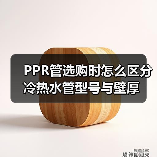 PPR管选购时怎么区分冷热水管型号与壁厚