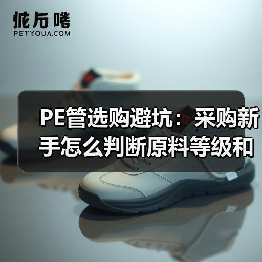 PE管选购避坑：采购新手怎么判断原料等级和壁厚是否达标