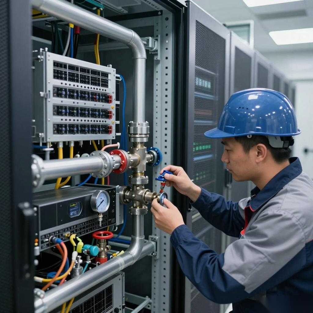 液冷数据中心精密管道安装调试与使用方法｜实用指南