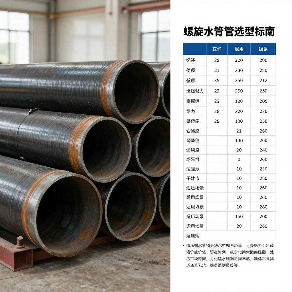 城市输水干线工程螺旋钢管选型指南：关键决策全攻略
