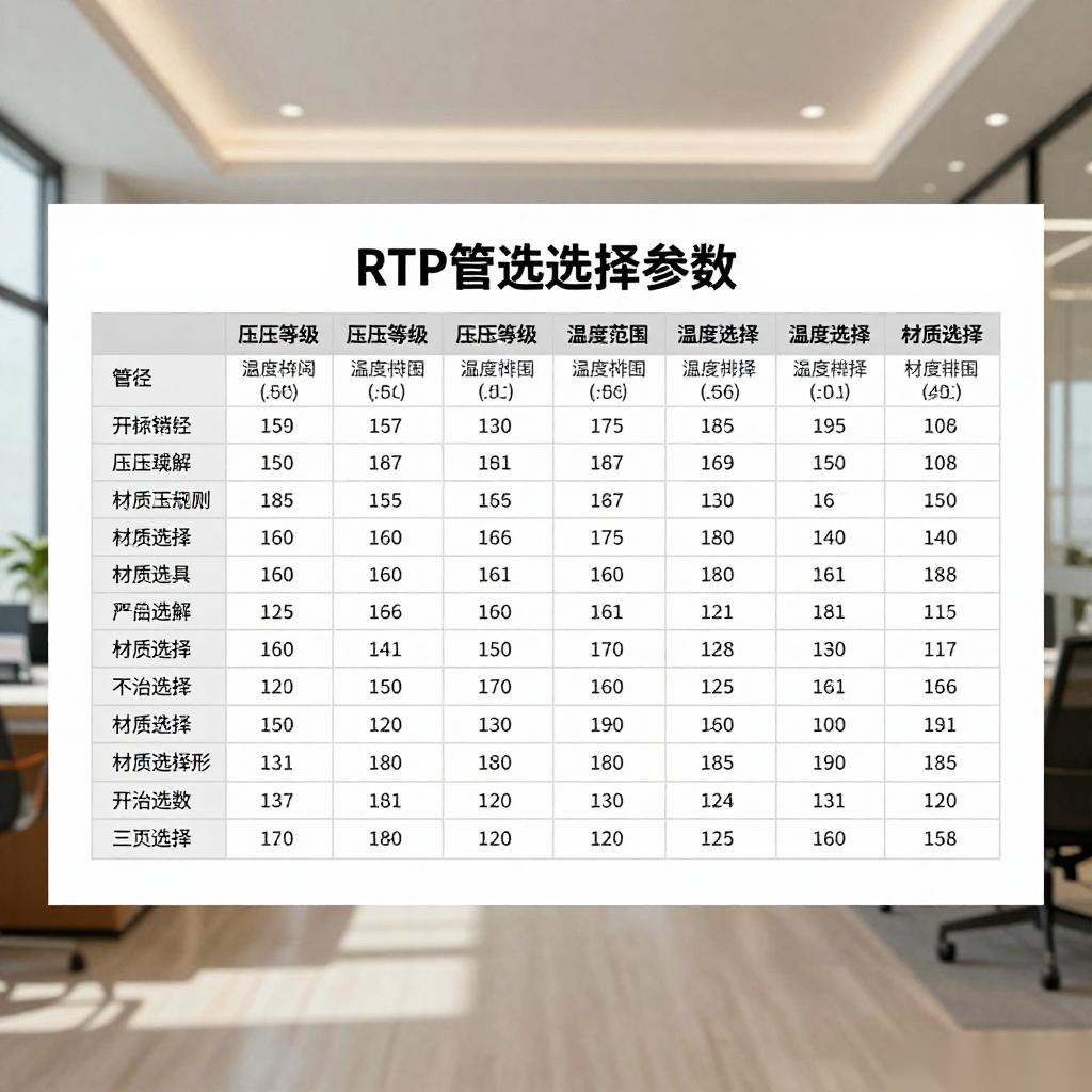 连续管道技术中RTP管的选型指南：关键参数对比与应用建议