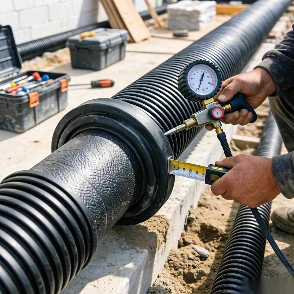 双壁波纹管埋地排水系统故障排查与维护保养全攻略