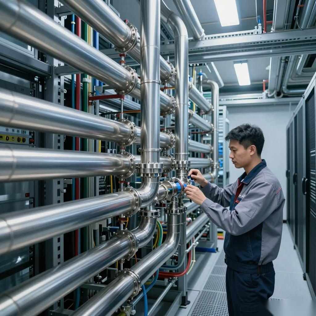 AI存储超级周期下的液冷系统安装调试指南：精密不锈钢管路使用方法全攻略