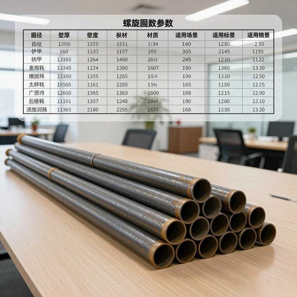 基建投资增长下的螺旋钢管选型指南：参数对比与应用分析