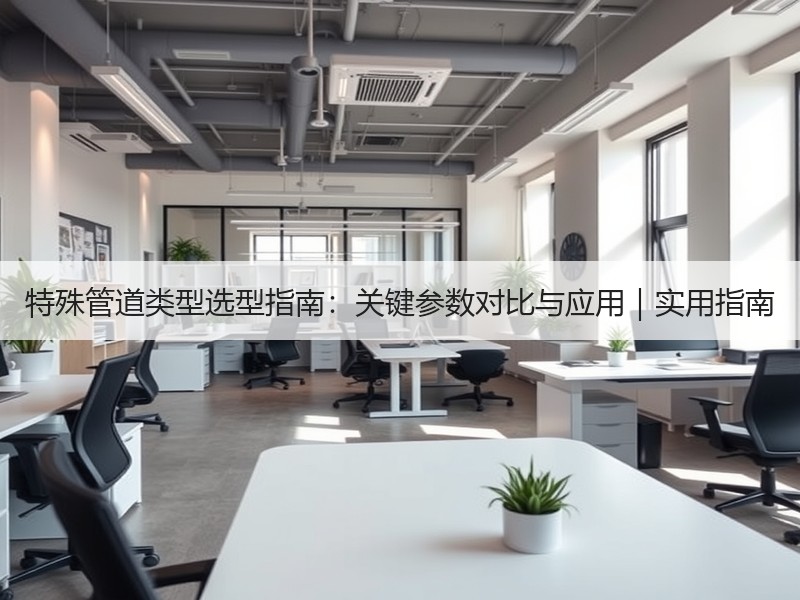 特殊管道类型选型指南：关键参数对比与应用｜实用指南