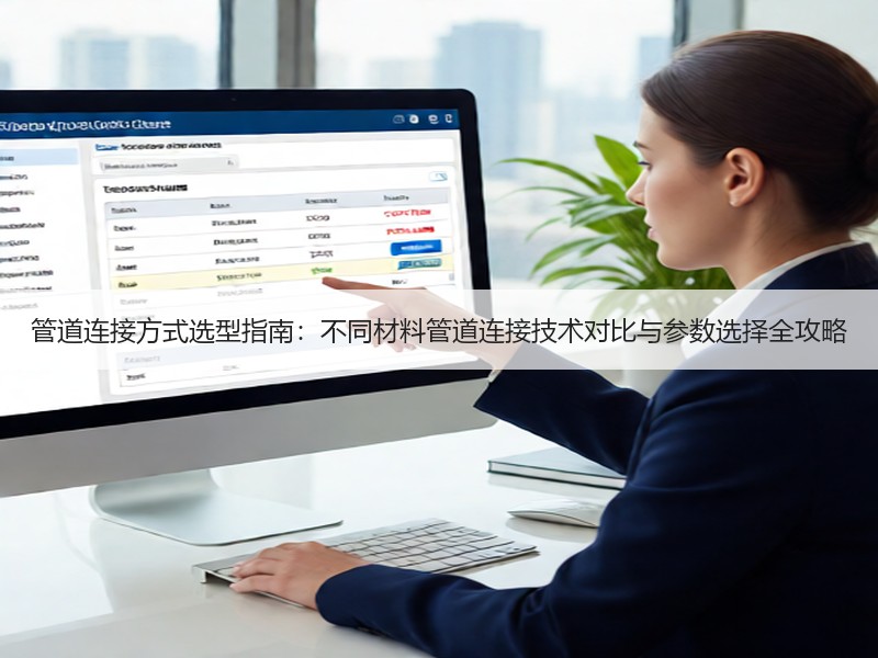 管道连接方式选型指南：不同材料管道连接技术对比与参数选择全攻略