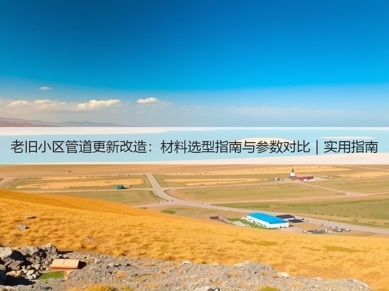 老旧小区管道更新改造：材料选型指南与参数对比｜实用指南