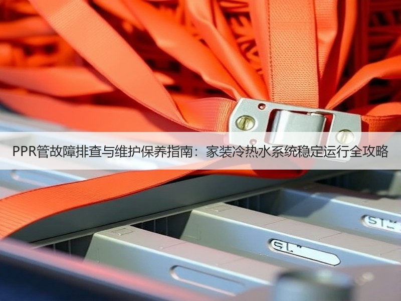 PPR管故障排查与维护保养指南：家装冷热水系统稳定运行全攻略