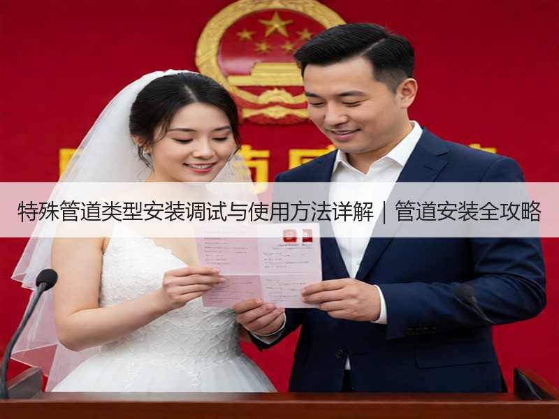 特殊管道类型安装调试与使用方法详解｜管道安装全攻略