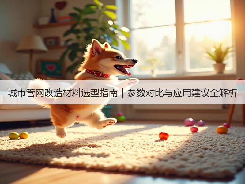 城市管网改造材料选型指南｜参数对比与应用建议全解析